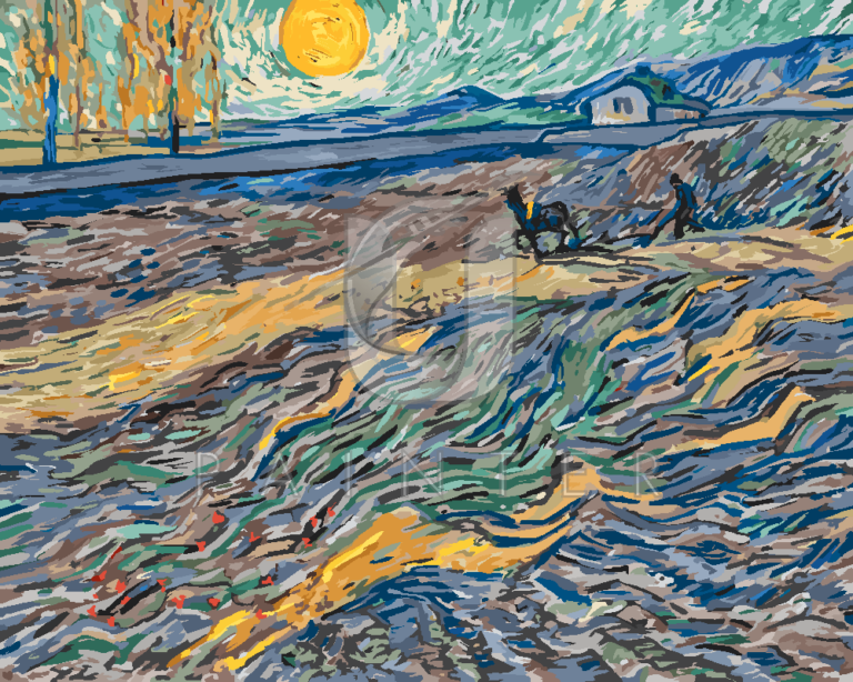 Malowanie Po Numerach Vincent Van Gogh Oracz Na Polu Malowanie Po