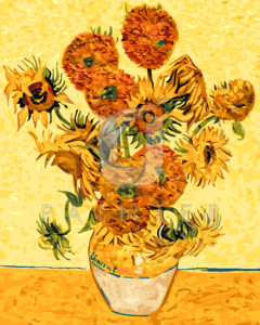 Vincent van Gogh. Still life: vase with fifteen sunflowers