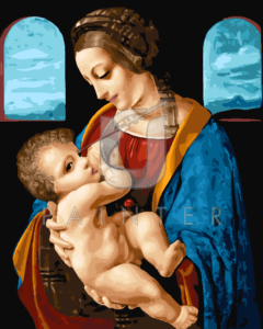 Leonardo da Vinci. Madonna Litta