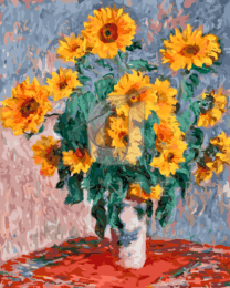 Claude Monet. Bouquet of sunflowers