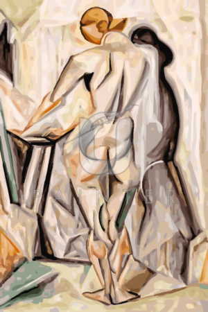 Malowanie po numerach Malowanie po numerach «Abraham S. Baylinson. Kubistyczna figura»