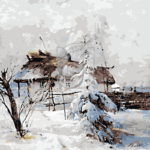 Malowanie po numerach «Aleksiej Sawrasow. Zima»