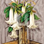 Malowanie po numerach «Alfredo Ramos Martínez. Floripondios»