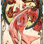 Malowanie po numerach Malowanie po numerach «Alfons Mucha. Sztuki piękne. Taniec»