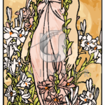 Malowanie po numerach Malowanie po numerach «Alfons Mucha. Kwiaty. Lilia»