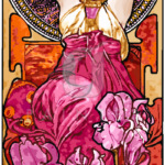 Malowanie po numerach Malowanie po numerach «Alfons Mucha. Kamienie szlachetne. Ametyst»