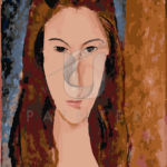 Malowanie po numerach Malowanie po numerach «Amedeo Modigliani. Portret Jeanne Hébuterne»