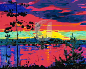 Malowanie po numerach Malowanie po numerach «Arkadij Ryłow. Zachód słońca» фото