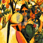 Malowanie po numerach «August Macke. Indianie»