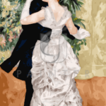 Malowanie po numerach Malowanie po numerach «Auguste Renoir. Taniec w mieście»