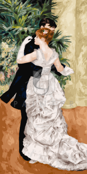 Malowanie po numerach Malowanie po numerach «Auguste Renoir. Taniec w mieście»