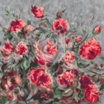 Malowanie po numerach Malowanie po numerach «Auguste Renoir. Róże z Wargemont»