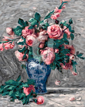 Malowanie po numerach Malowanie po numerach «Auguste Renoir. Wazon róż» фото