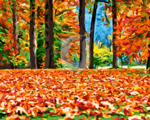 Malowanie po numerach Malowanie po numerach «Jesienny las» фото