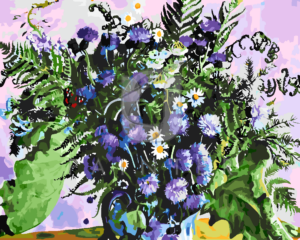 Malowanie po numerach Malowanie po numerach «Boris Kustodijew. Fiński bukiet» фото