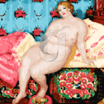 Malowanie po numerach «Boris Kustodijew. Piękność»