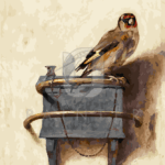 Malowanie po numerach «Carel Fabritius. Szczygieł»