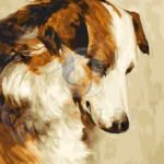 Malowanie po numerach Malowanie po numerach «Karl Reichert. Border collie»