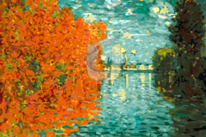 Malowanie po numerach Malowanie po numerach «Claude Monet. Jesienny efekt w Argenteuil» фото