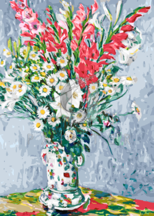 Malowanie po numerach Malowanie po numerach «Claude Monet. Bukiet z mieczyków