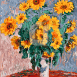 Malowanie po numerach «Claude Monet. Bukiet słoneczników»
