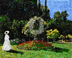 Malowanie po numerach Malowanie po numerach «Claude Monet. Dama w ogrodzie» фото