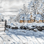 Malowanie po numerach «Claude Monet. Sroka»