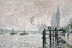 Malowanie po numerach Malowanie po numerach «Claude Monet. Tamiza poniżej Westminster » фото