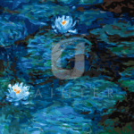 Malowanie po numerach «Claude Monet. Lilie wodne (1899)»