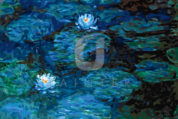 Malowanie po numerach Malowanie po numerach «Claude Monet. Lilie wodne (1899)»