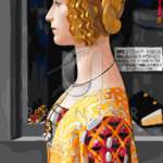 Malowanie po numerach Malowanie po numerach «Domenico Ghirlandaio. Portret Giovanny Tornabuoni»