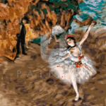Malowanie po numerach «Edgar Degas. Gwiazda (1878)»