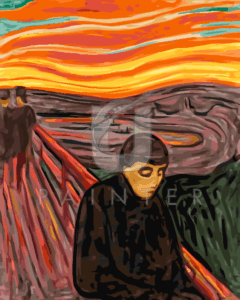 Malowanie po numerach «Edvard Munch. Rozpacz (1894)»