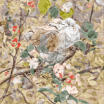 Malowanie po numerach «Edwin Alexander. Gołębie i kwiaty jabłoni»