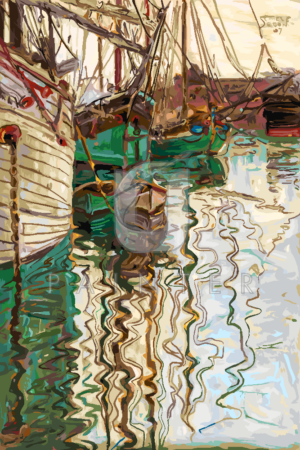Malowanie po numerach Malowanie po numerach «Egon Schiele. Port w Trieste»