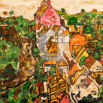 Malowanie po numerach Malowanie po numerach «Egon Schiele. Krajobraz w Krumau»