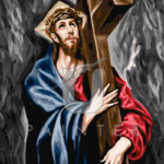 Malowanie po numerach Malowanie po numerach «El Greco. Chrystus niosący krzyż»