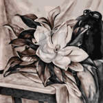 Malowanie po numerach Malowanie po numerach «Ella Sophonisba Hergesheimer. Magnolia południowa»