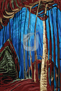 Malowanie po numerach «Emily Carr. Niebieskie niebo»