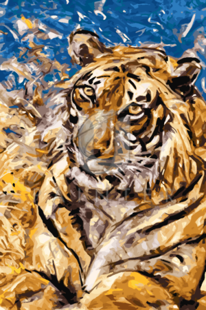 Malowanie po numerach Malowanie po numerach «Ernst Eck. Tygrys»