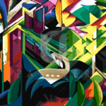 Malowanie po numerach «Franz Marc. Jeleń w klasztornym ogrodzie»