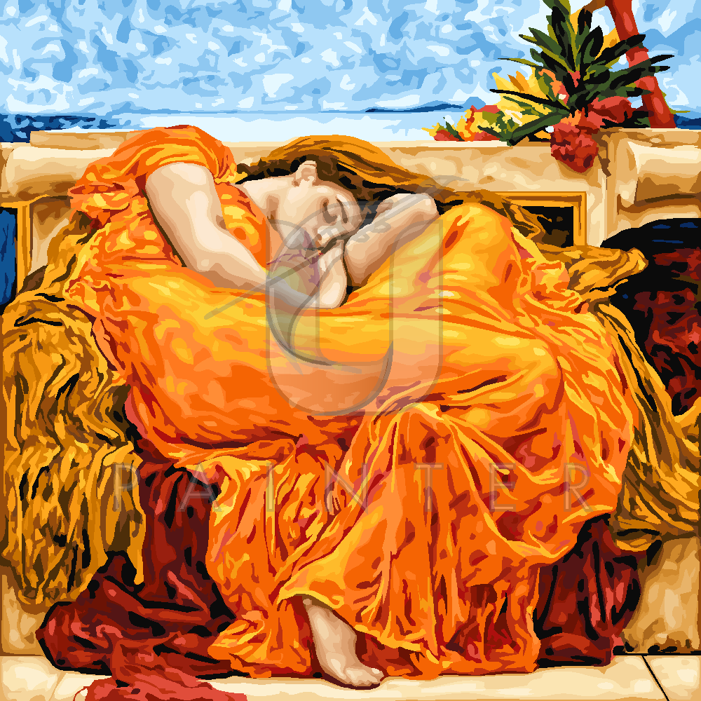 Malowanie po numerach Malowanie po numerach «Frederic Leighton. Płonący czerwiec» фото