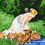 Malowanie po numerach «Paul Thumann. Psyche»