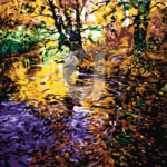 Malowanie po numerach «Fritz Thaulow. W Quimperlé»