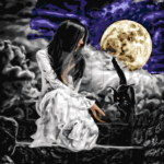 Malowanie po numerach «Podczas pełni księżyca»