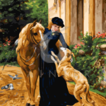 Malowanie po numerach Malowanie po numerach «George Augustus Holmes. Witaj w domu»