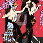 Malowanie po numerach Malowanie po numerach «George Barbier. Namiętne tango»