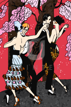 Malowanie po numerach Malowanie po numerach «George Barbier. Namiętne tango» фото