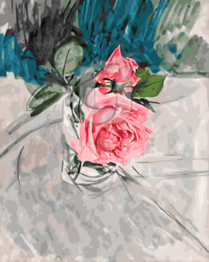 Malowanie po numerach Malowanie po numerach «Giovanni Boldini. Róża na stole»
