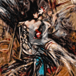 Malowanie po numerach Malowanie po numerach «Giovanni Boldini. Hiszpańska tancerka w Moulin Rouge»
